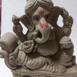 Clay Ganesha Idol 20cm