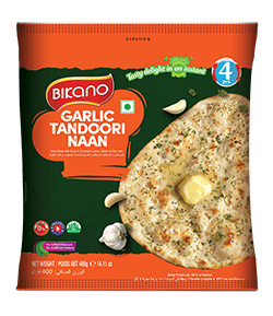Bicano Garlic Tandoori Naan 400g