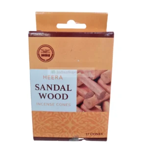 Heera Sandal Wood Incense Cones (12 Cones)