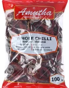 Amutha Dried Red Chilli 100g