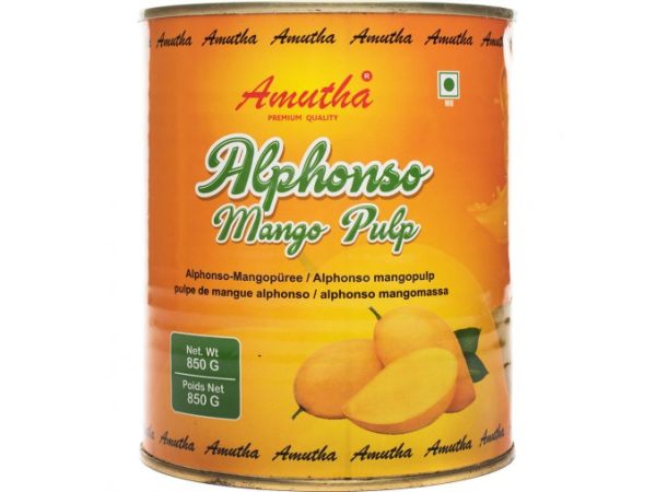 Amutha Alphonso Mango Pulp 850g