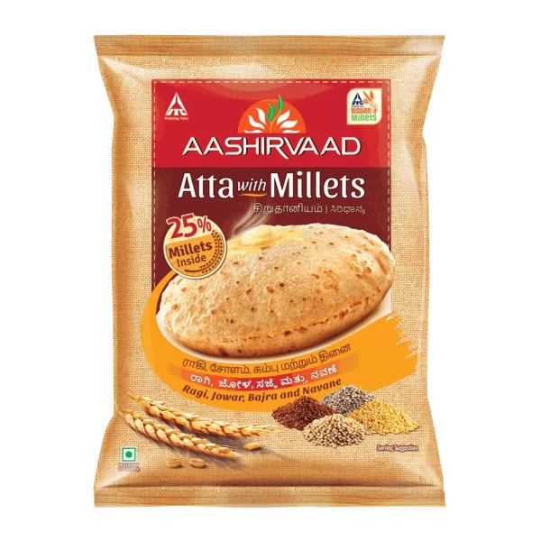 Aashirvaad Atta With Millets 2kg