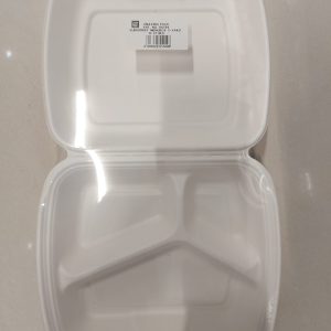 3 Compartment Menu Box Non Plastic (10 Pieces)
